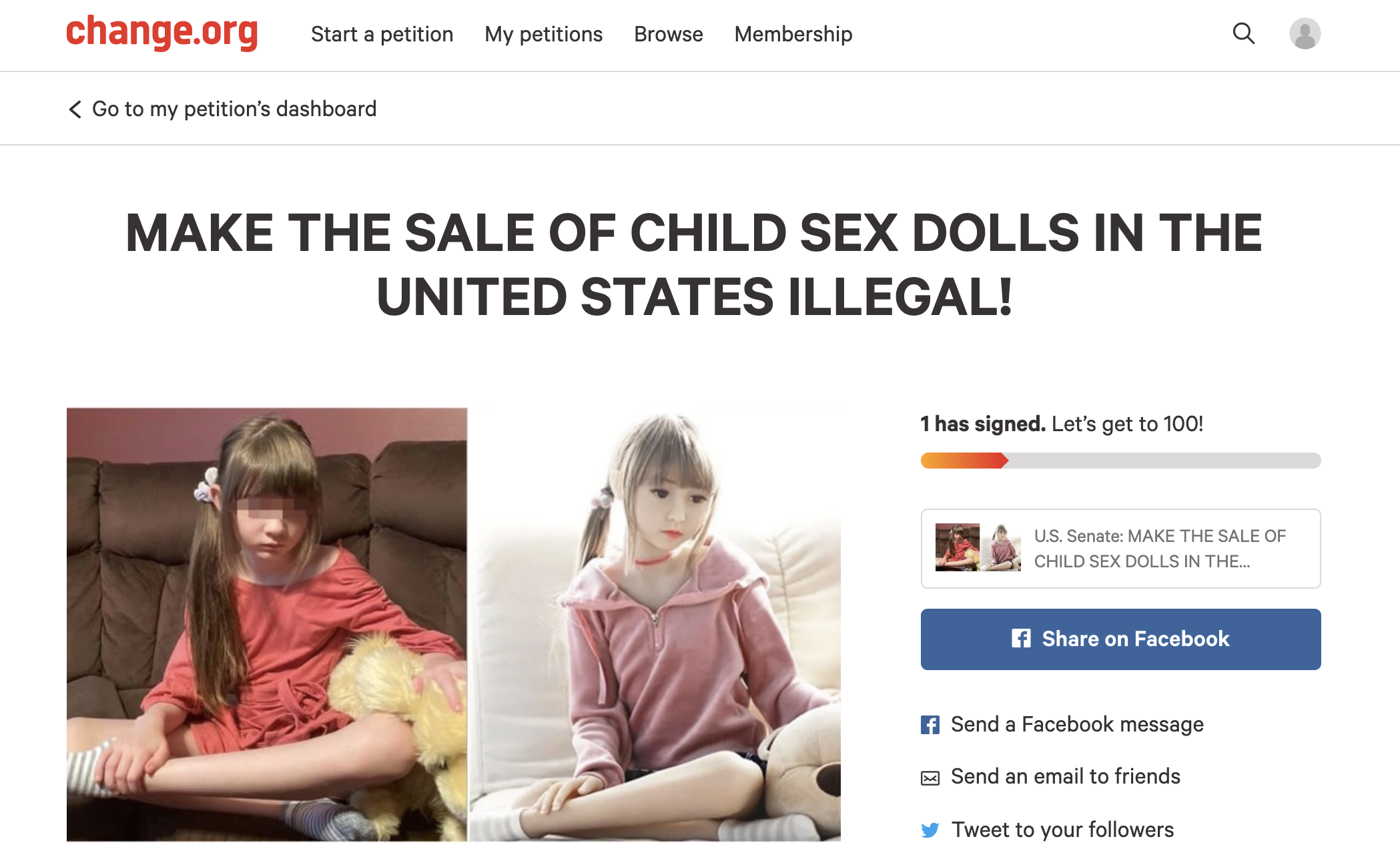 Mom Fights to Ban Child Sex Dolls - Child Rescue Coalition